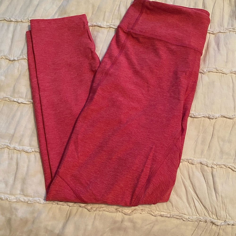 Like new Outdoor Voices 3/4 Warmup Legging Size M Color Flamingo 🦩